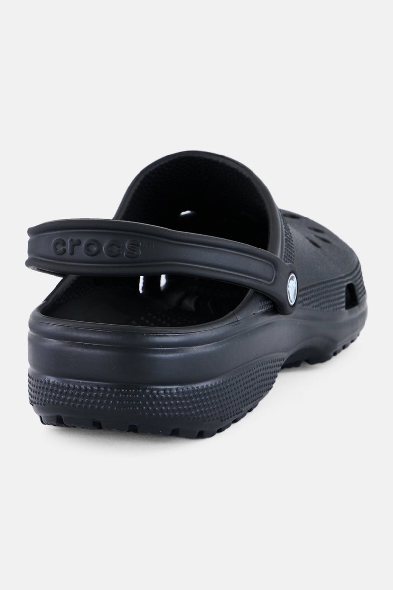 crocs Men Slip On Slingback Classic Clogs, Black - Image 3